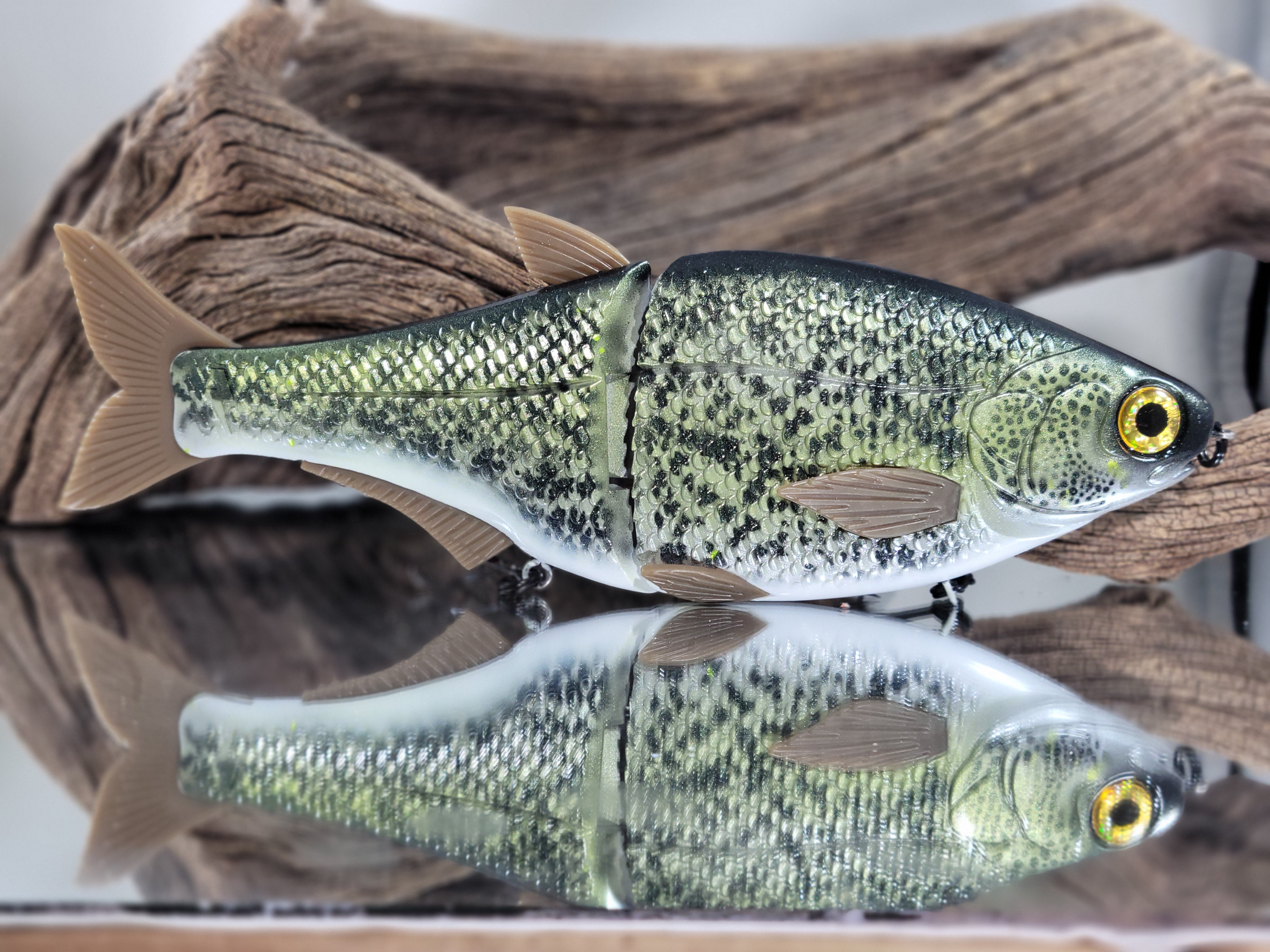 Hinkle Shad Style - Black Crappie - Clyde's Cranks