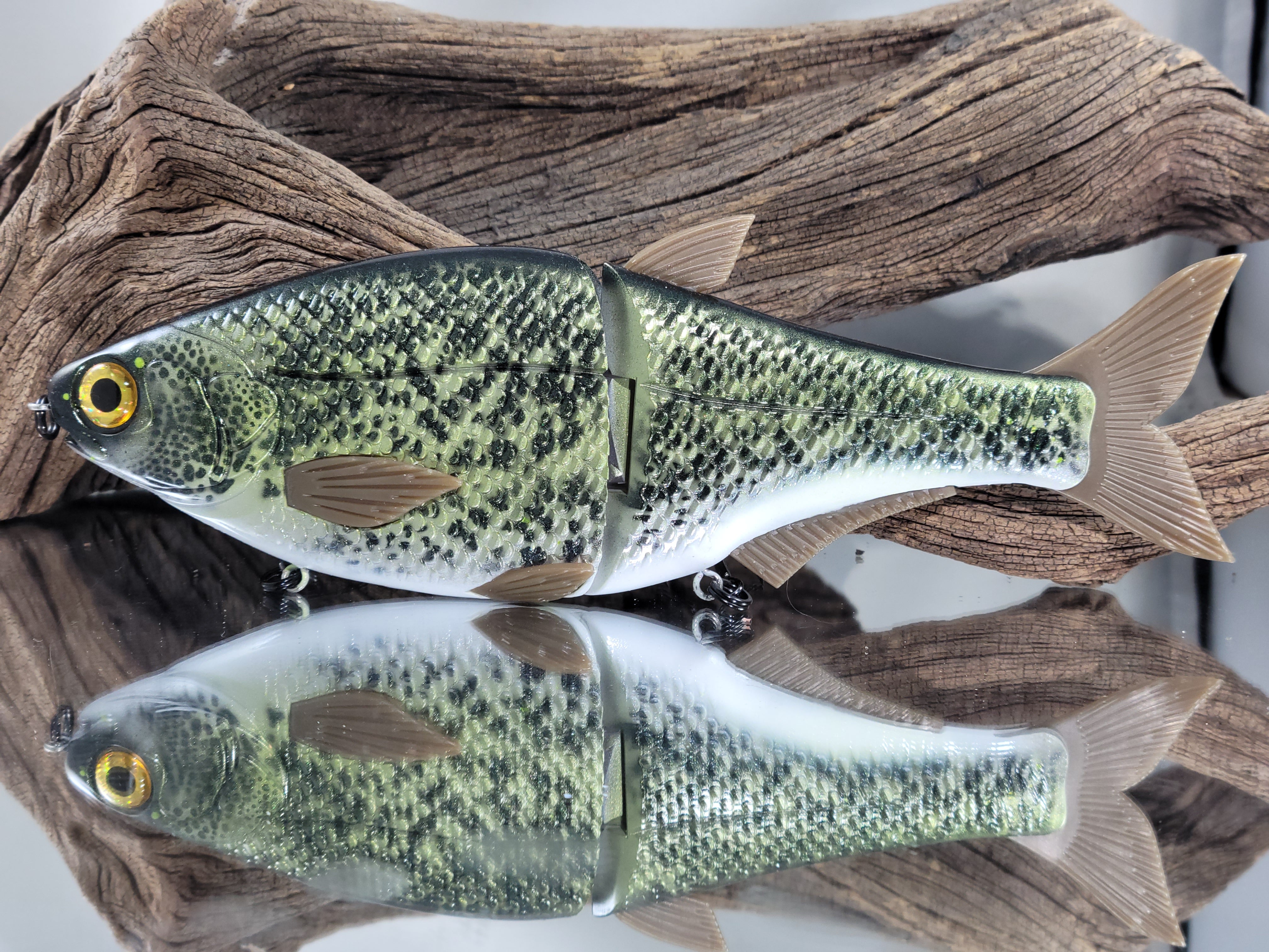 Hinkle Shad Style - Black Crappie – Clyde's Cranks