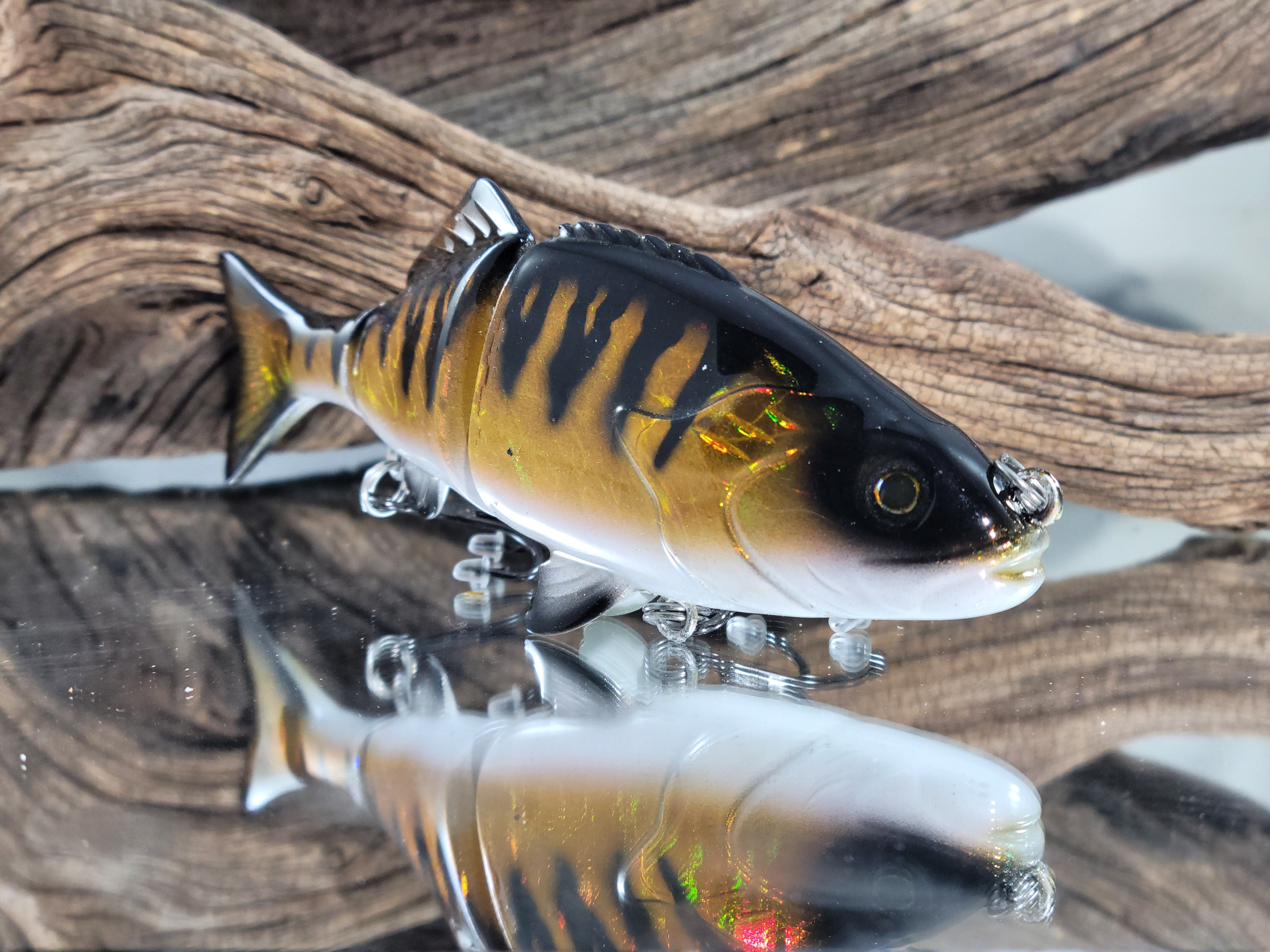 Foiled Swimbait - Candy Yellow Perch