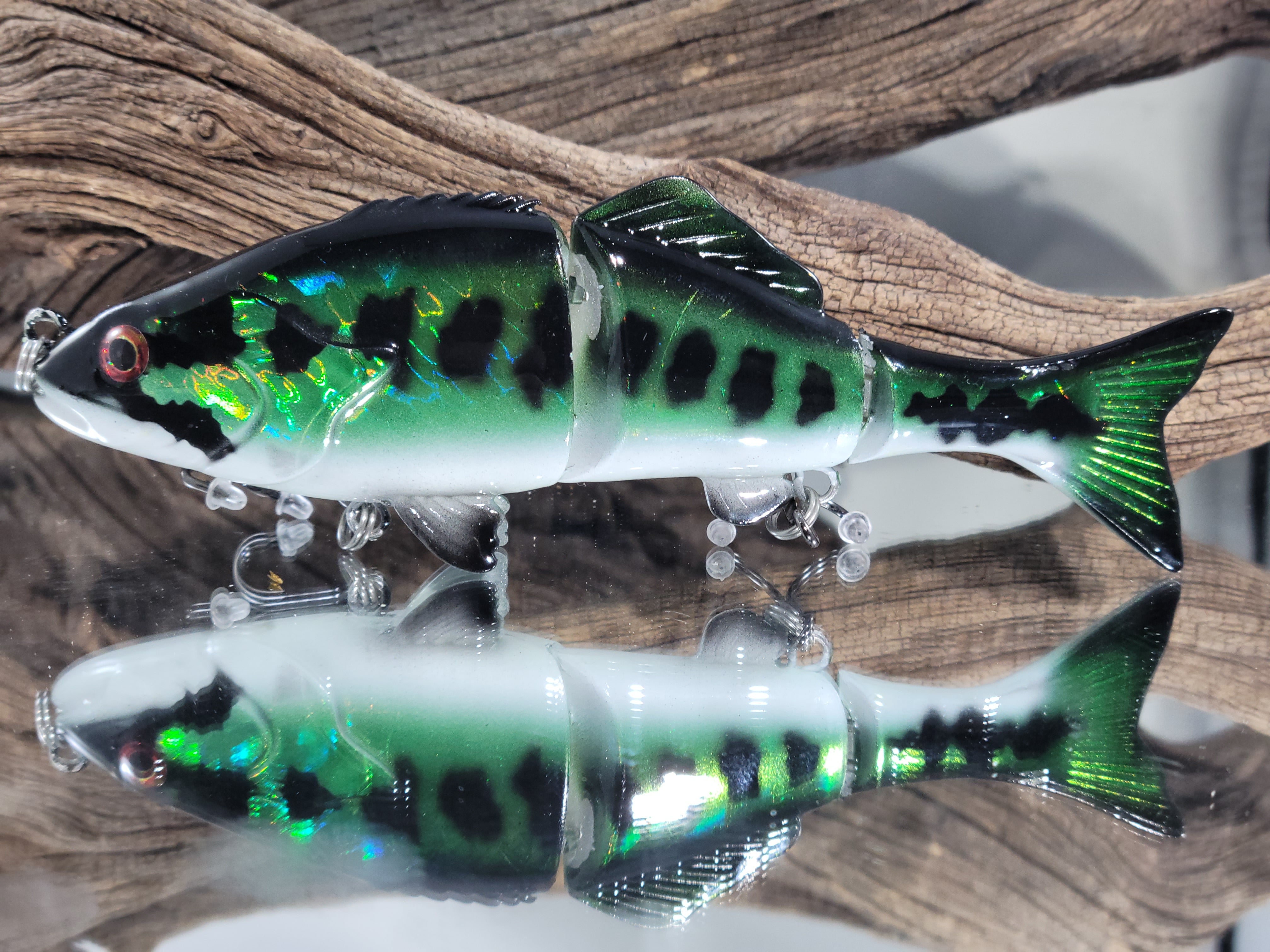 Foiled Swimbait - Candy Largemouth Bass - Clyde's Cranks