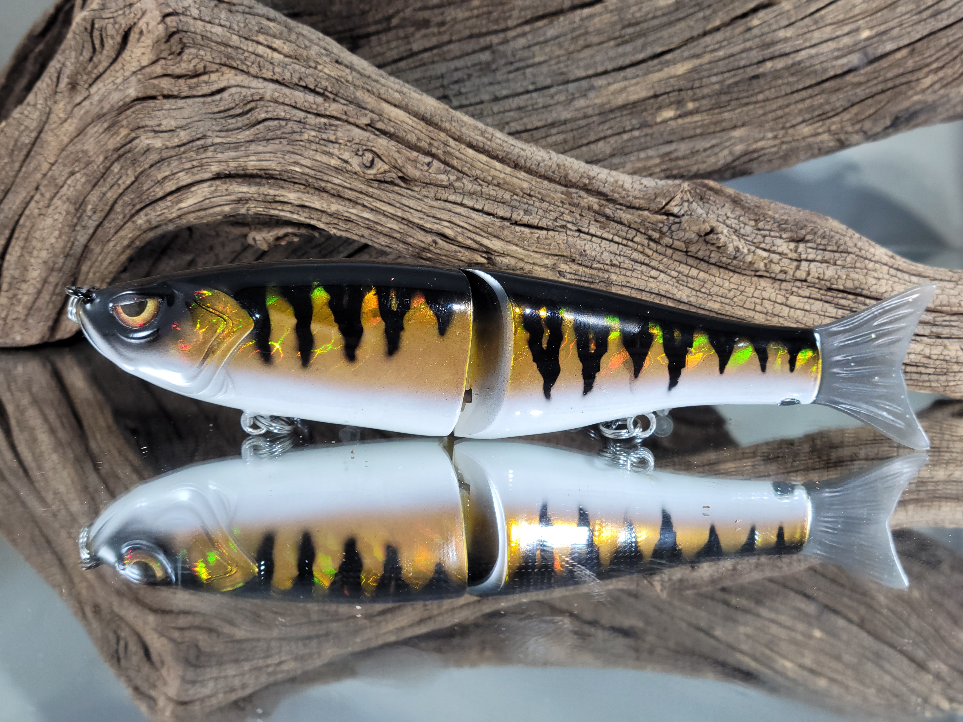 Arashi Glide Style Glidebait - Foiled Yellow Perch - Clyde's Cranks