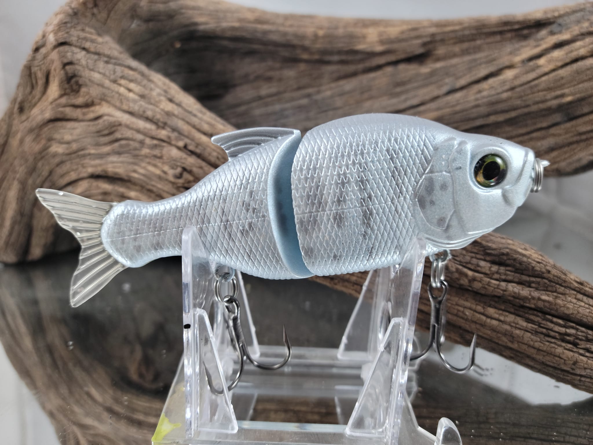 S Song 115 style Glidebait - White Crappie